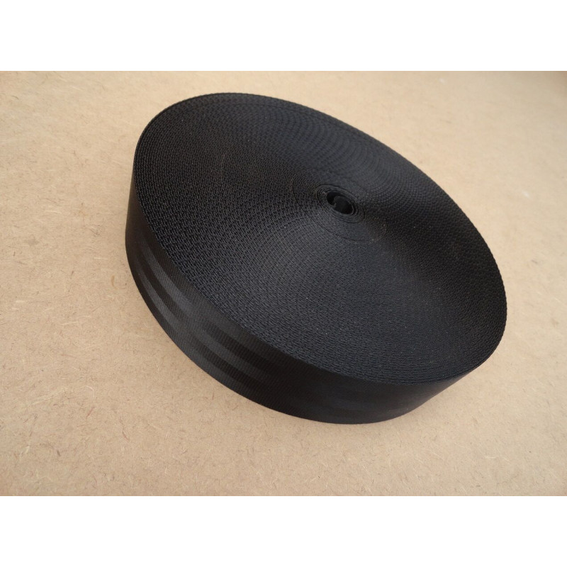 Tira Fita Cinto De Segurança Automotivo Preto Metro