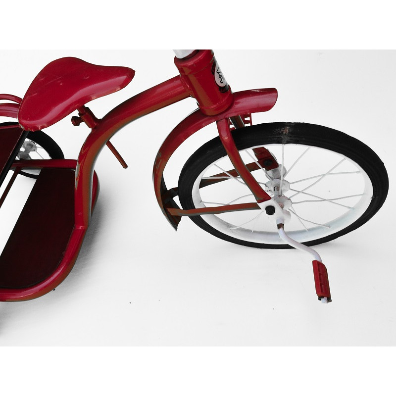 Triciclo Infantil Antigo Bandeirante 2 Irmãos Vermelho Original Usado