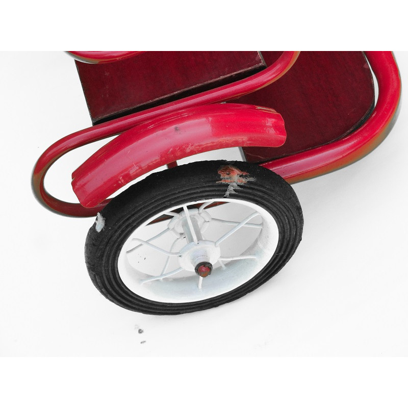 Triciclo Infantil Antigo Bandeirante 2 Irmãos Vermelho Original Usado