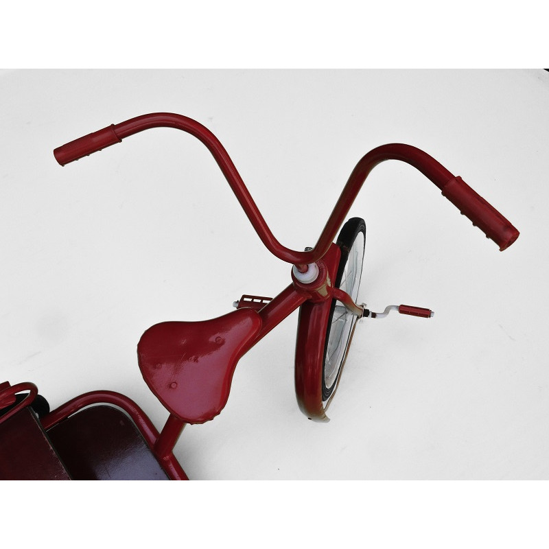 Triciclo Infantil Antigo Bandeirante 2 Irmãos Vermelho Original Usado