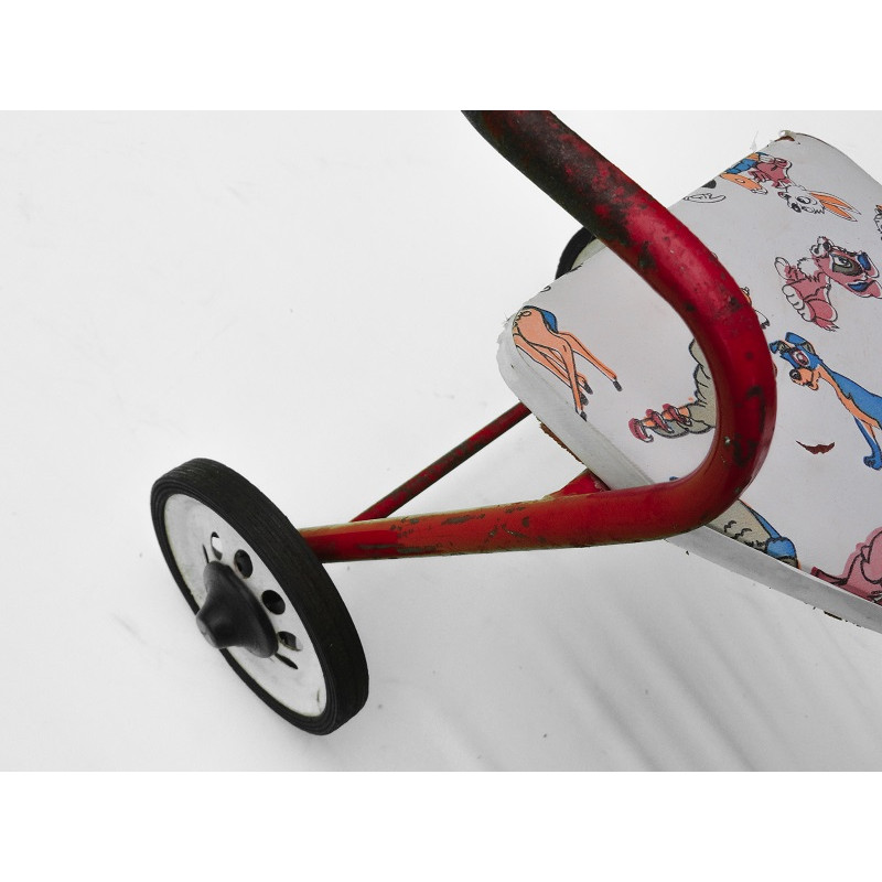 Triciclo Infantil Tico Tico Antigo Bruncar Vermelho Original Novo 