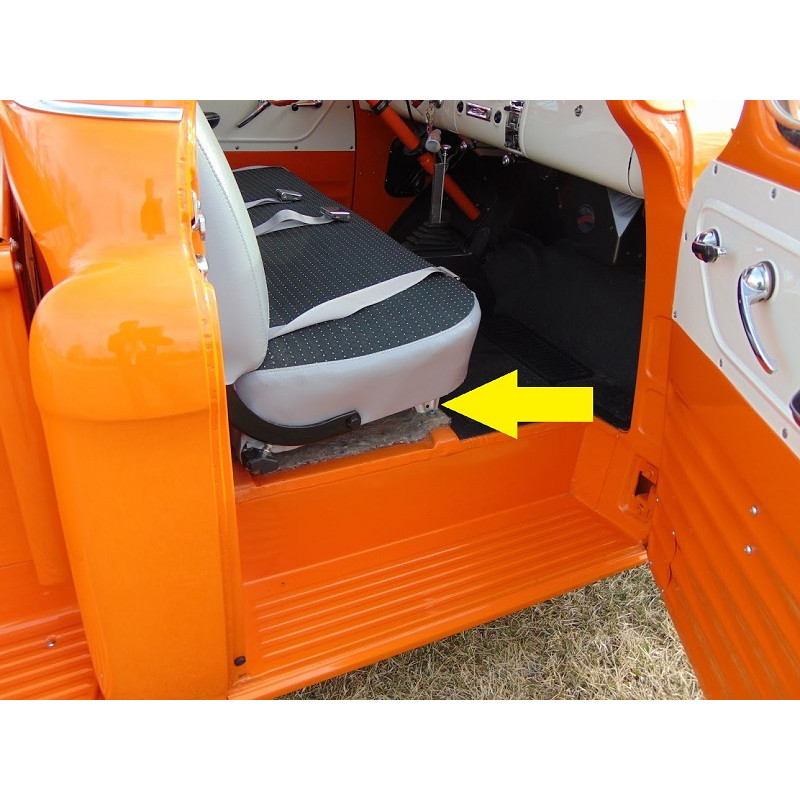 Trilho Suporte Banco Chevrolet Marta Rocha 1955 a 1959 Original Usado - Par