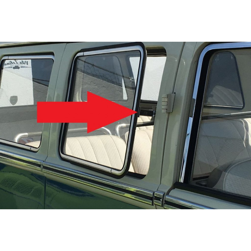 Trinco da Janela Lateral Basculante Kombi até 1975 Bege Novo