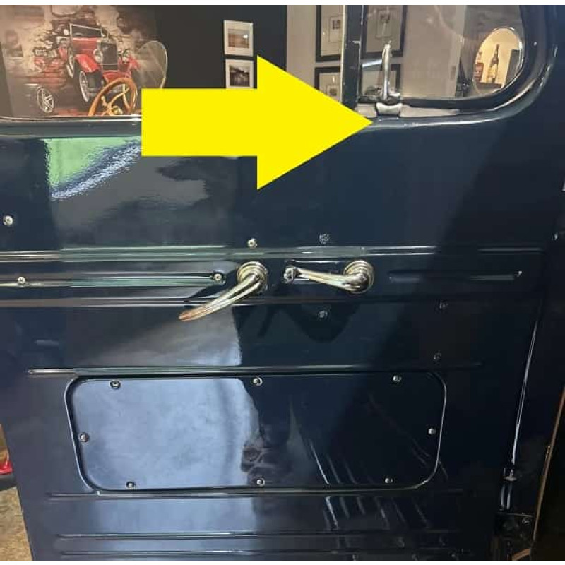 Trinco Quebra Vento Ford F-1 F-8 1948 À 50 Cromado Novo - Par