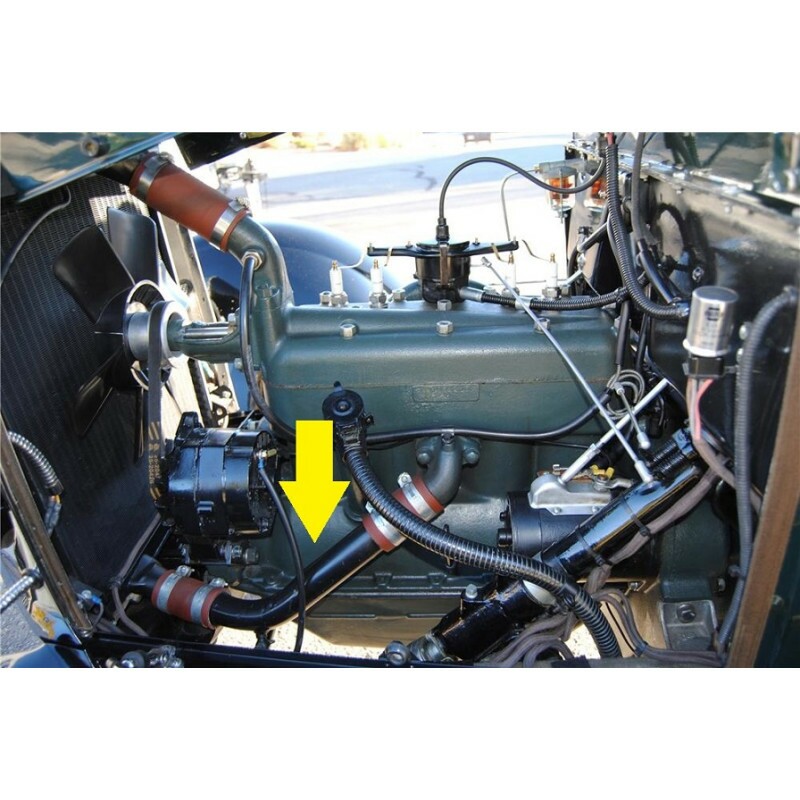 Tubo De Água Motor com Torneira Ford Model A 1928 29 30 1931