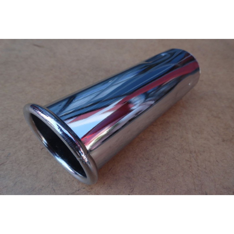 Tubo Escape Opala e Caravan 4Cil Cromado Boca Virolada