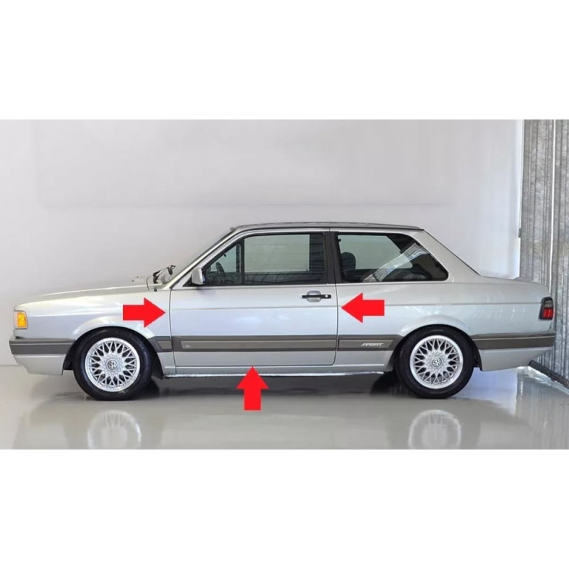 Porta Esquerda Gol Voyage Quadrado 88 Diante Completa Usada