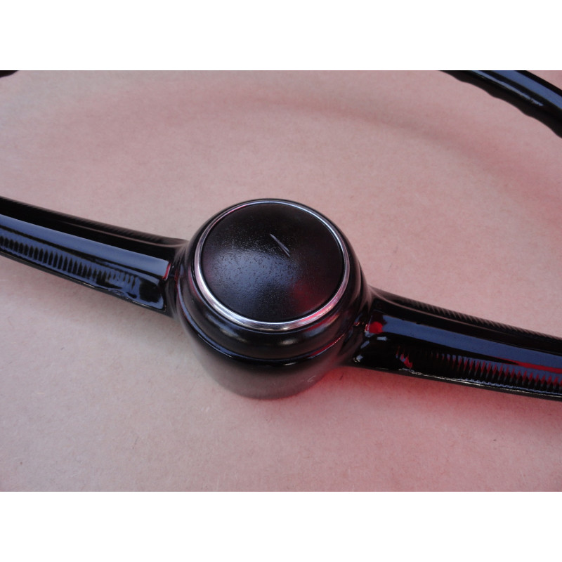 Volante Kombi Corujinha 1973 a 1975 Preto com Botão Original Usado