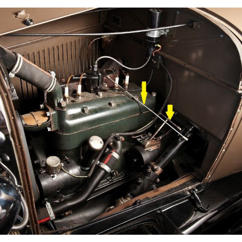 Varetas+Haste+Acelerador Ford 28 à 31