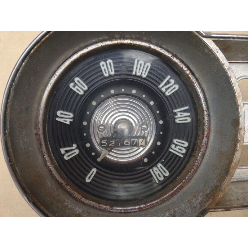 Velocímetro E Moldura Bel Air 53 a 54 Original Usado Relógio