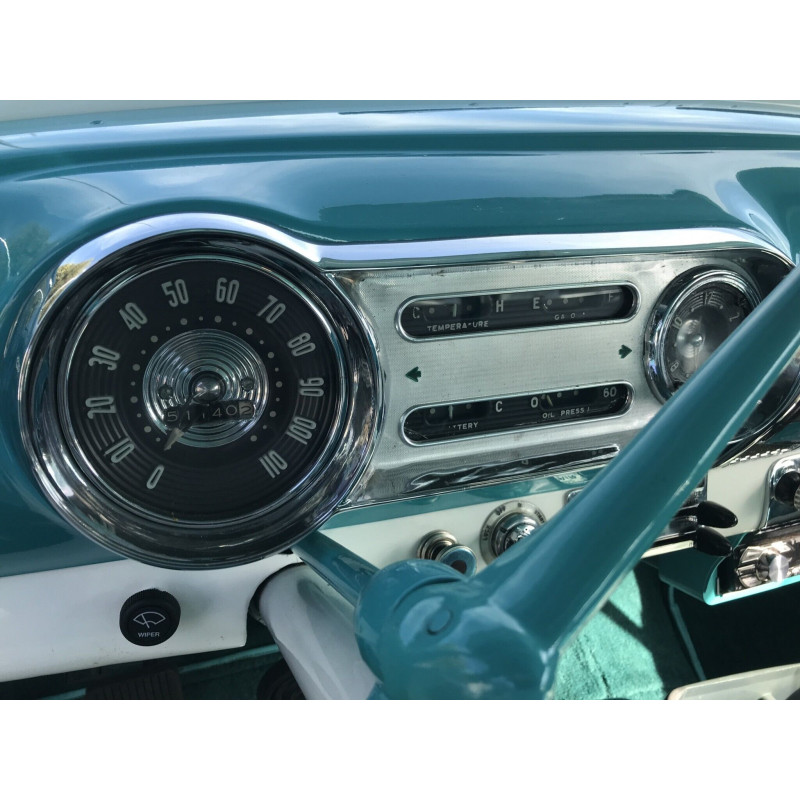 Velocímetro E Moldura Bel Air 53 a 54 Original Usado Relógio