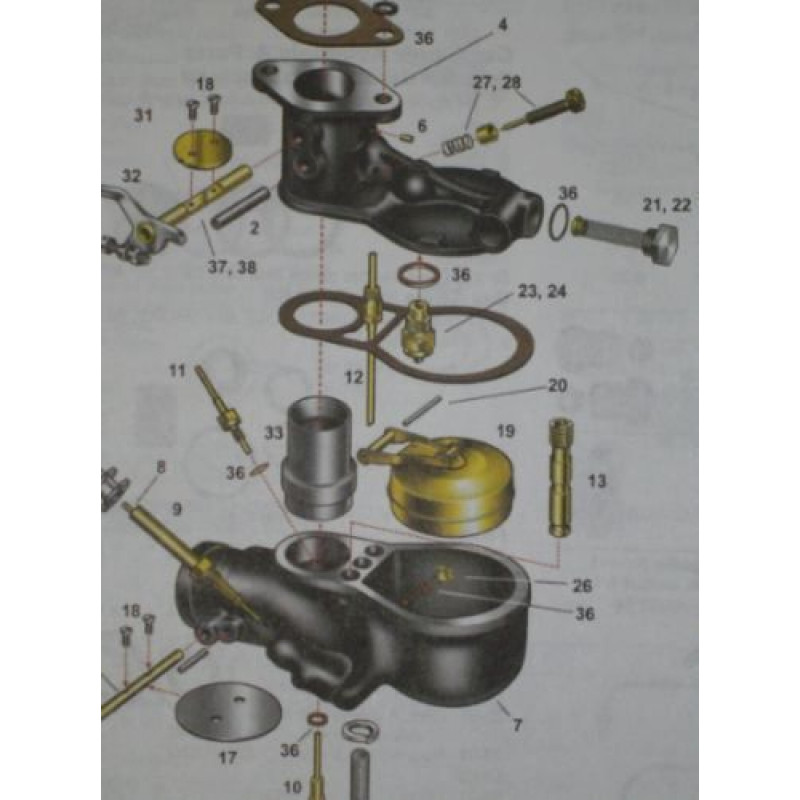 Venturi Zenith Ford 28 à 31 Importado