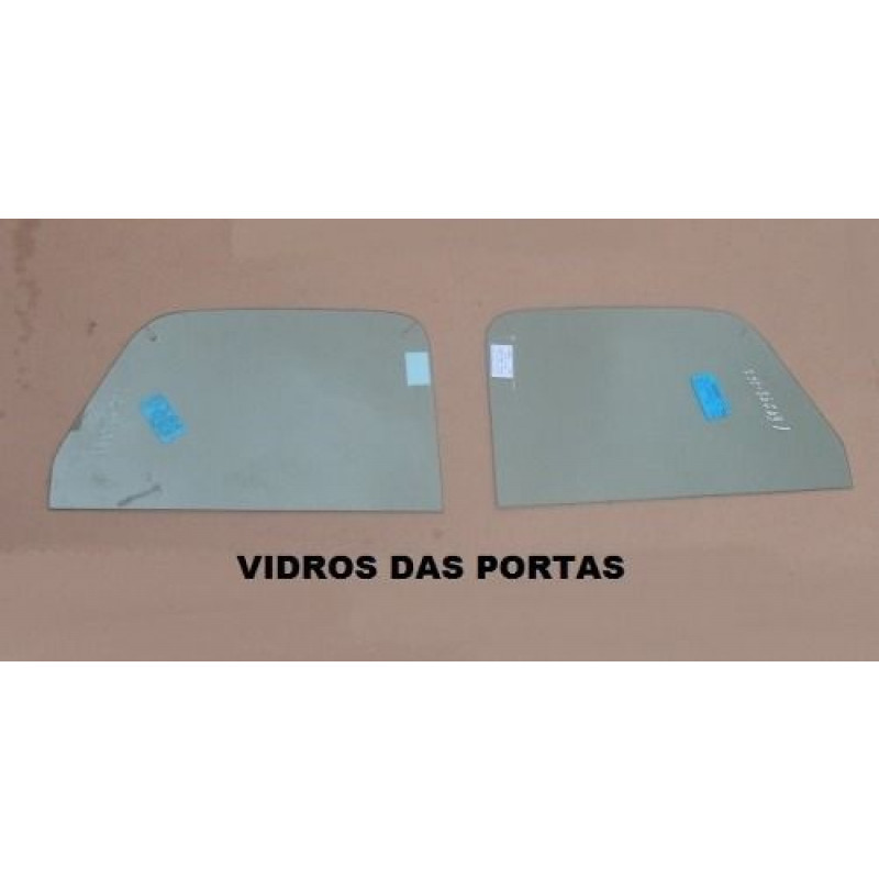 Vidros Chevrolet Boca de Sapo GMC 1947 a 1950 Verde - Jogo