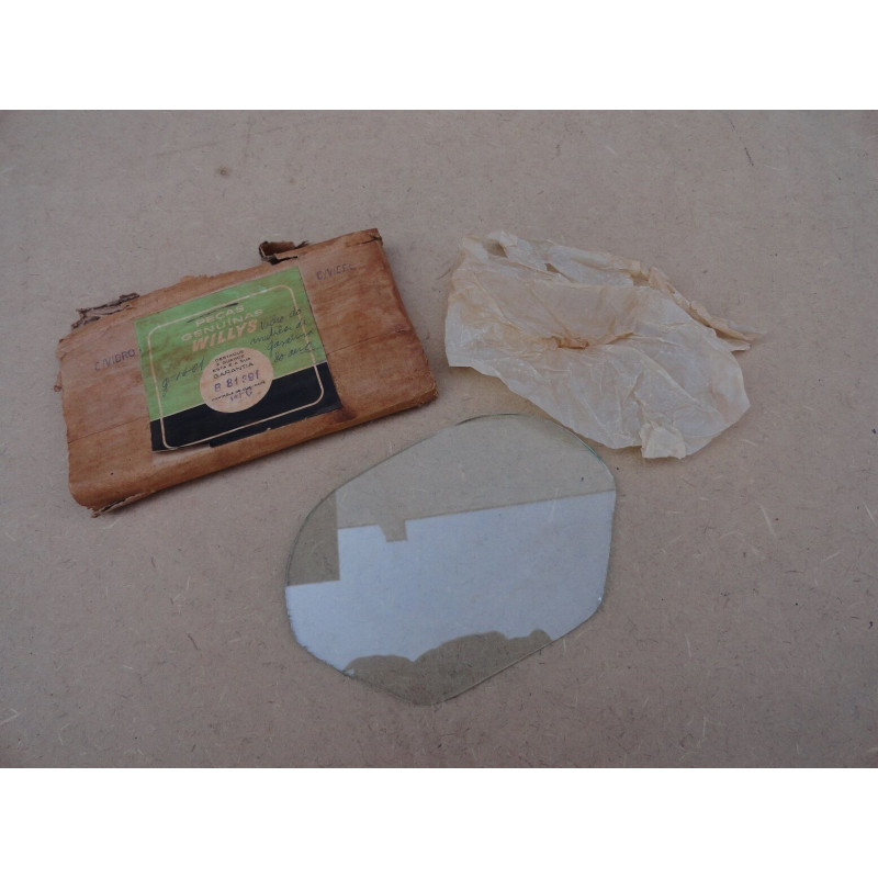 Vidro Original Novo Relógio Marcador Combustível Óleo Amperímetro Aero Willys