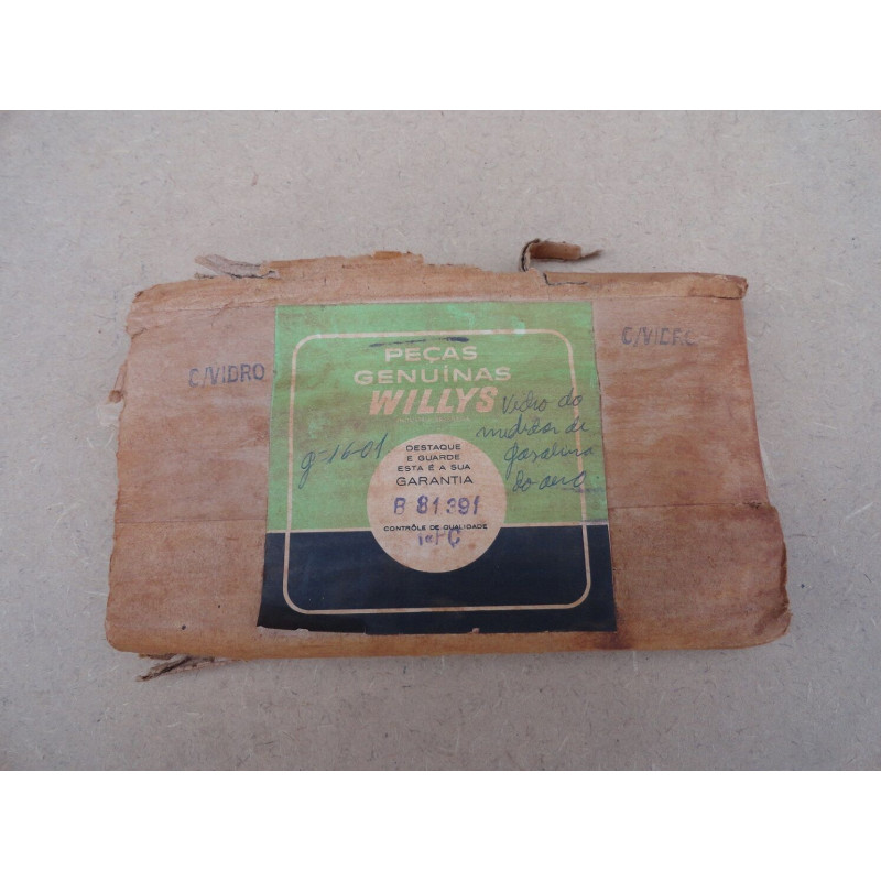 Vidro Original Novo Relógio Marcador Combustível Óleo Amperímetro Aero Willys