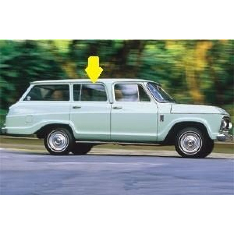 Vidro Porta Traseira Veraneio 64 a 88 Incolor