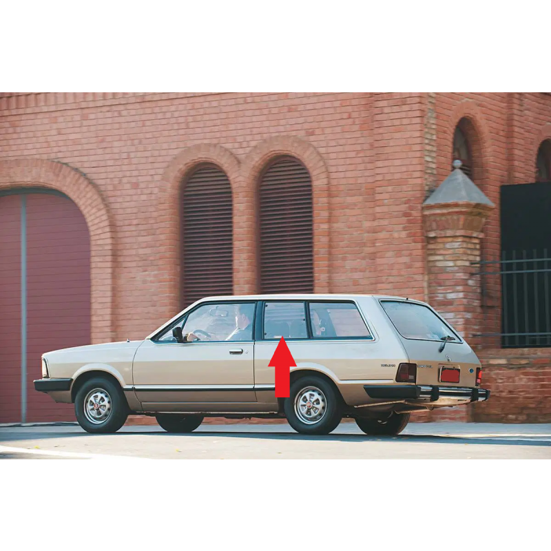 Vidro Janela Lateral Traseira Móvel Basculante Esquerda Belina II Original Ford