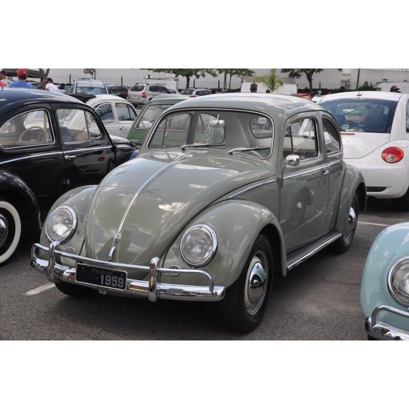 Vidro Lateral Traseiro Fixo Incolor Fusca Original Vw Usado - Par