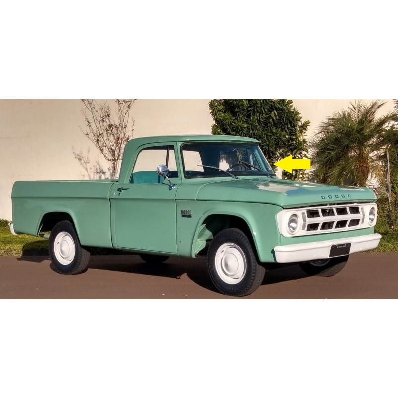 Vidro Parabrisa Dodge D100 D400 D700 D950 Canavieiro Incolor Novo