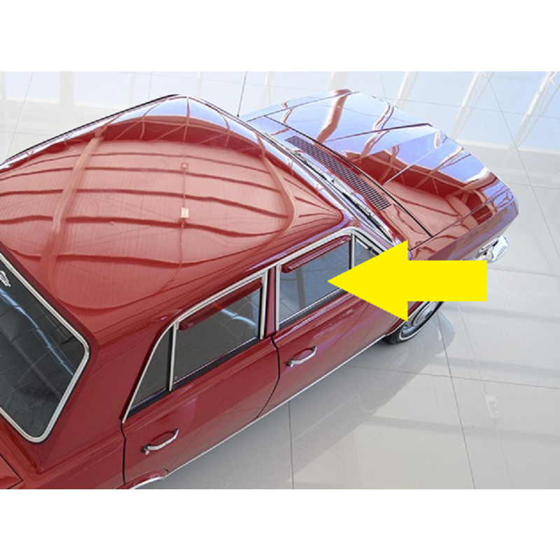 Vidro da Porta Dianteira Direita Corcel 4 Portas Blindex Incolor Usado