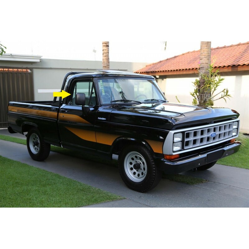 Vidro Porta Verde F-100 F-1000 F-350 F-4000 1972 A 1992 Novo