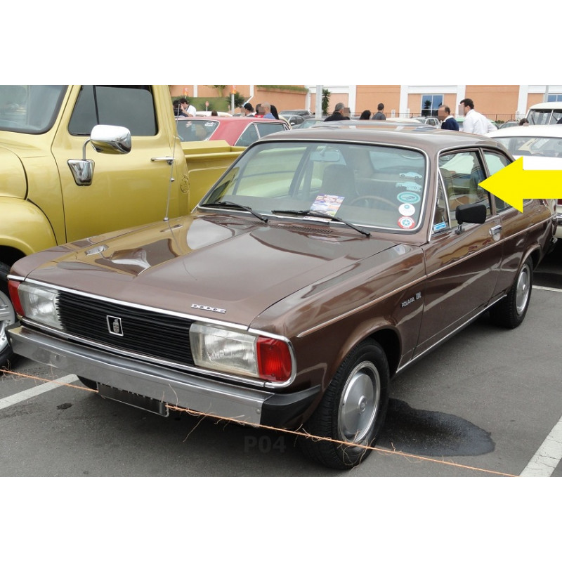 Vidro Porta Esquerda Dodge 1800 Polara Incolor Original Usado