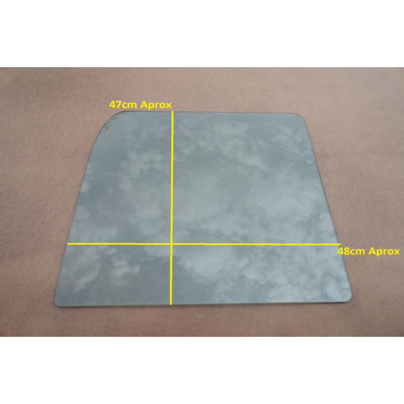 Vidro Porta F-100 1953 54 55 e 58 Verde Novo