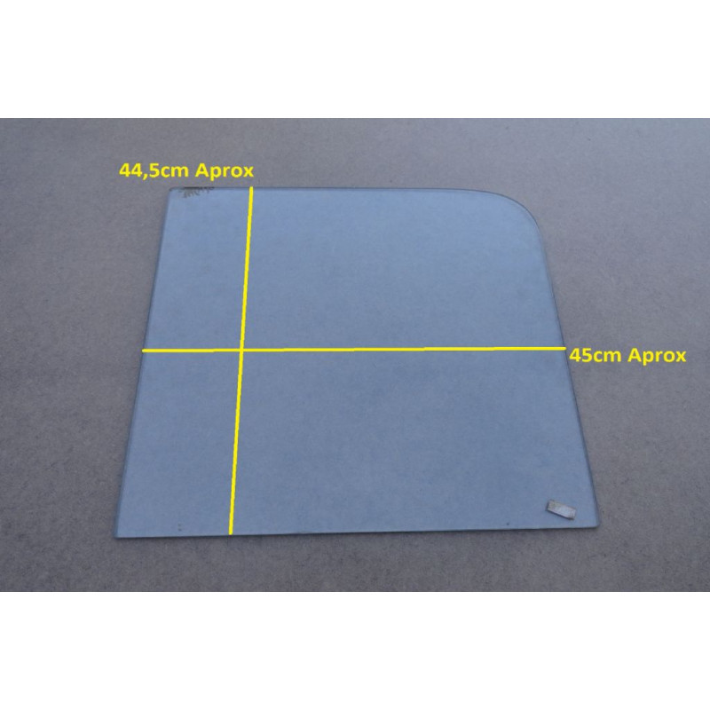 Vidro Porta F-100 Bolinha 1959 à 1961 Incolor Vidrobras