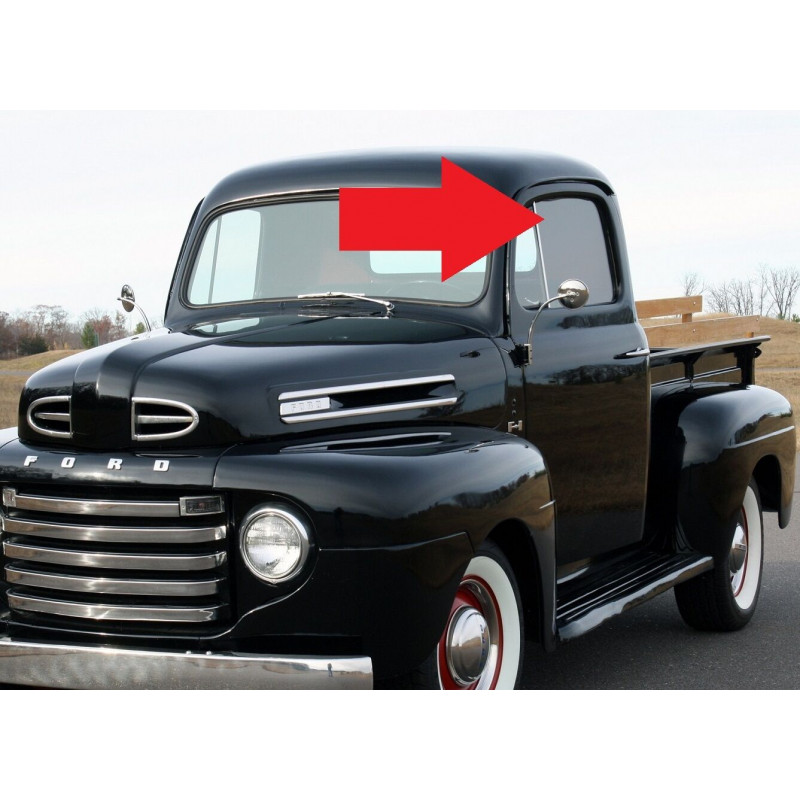 Vidro Porta F-1 48 à 52 Modelo Utiliza Quebra Vento Verde