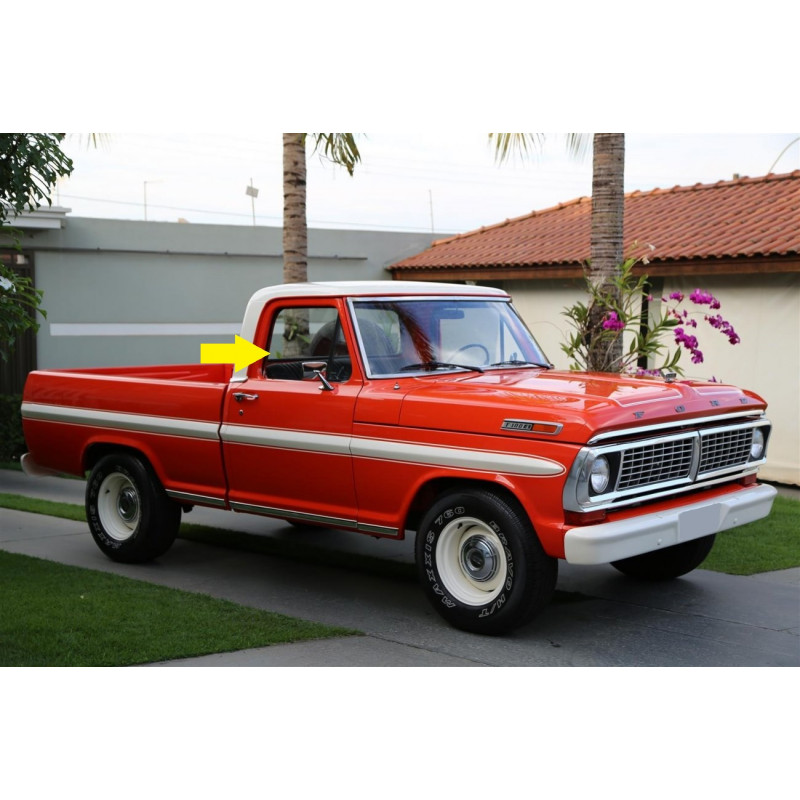 Vidro Porta F-100 F-1000 72 a 92 Incolor