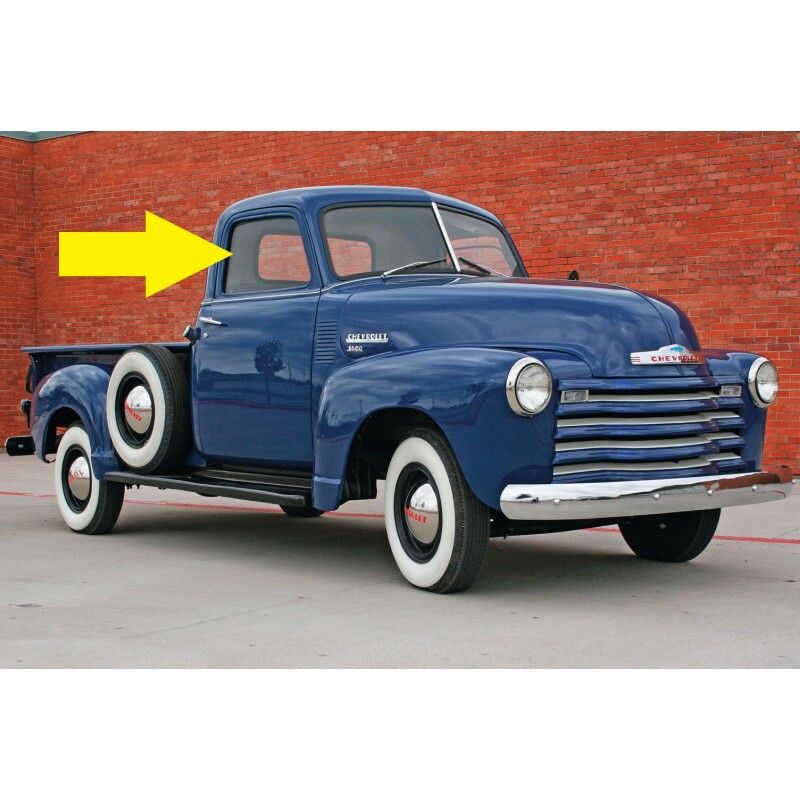 Vidro Porta Boca de Sapo 47 à 50 Mod. SEM MOLDURA - Inteiriço Incolor