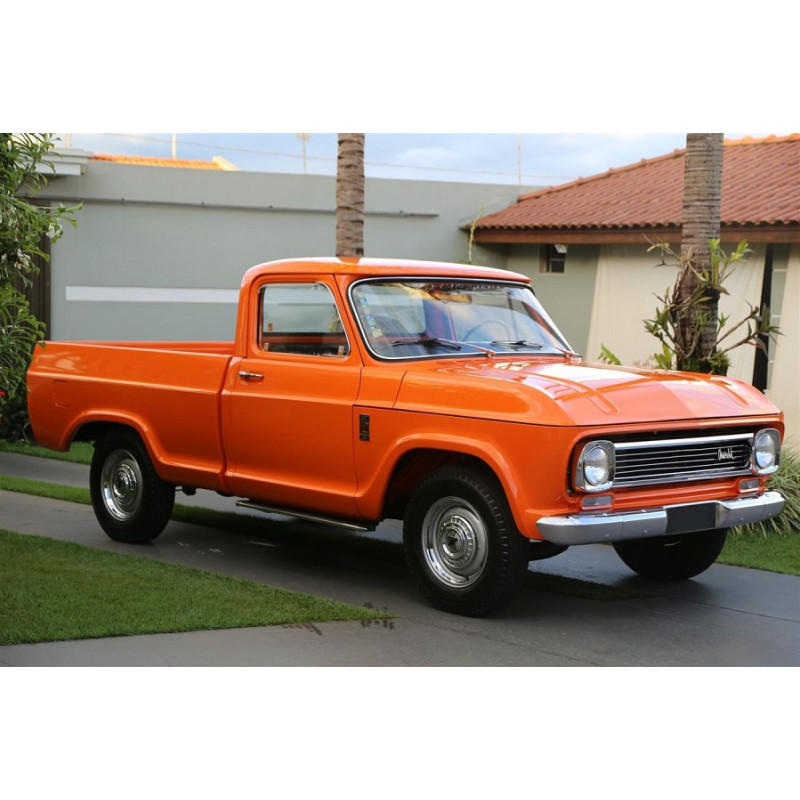 Vidro Porta Inteiriço C-10 D-10 C-14 C-15 Veraneio Sem Quebra Vento Verde - Par