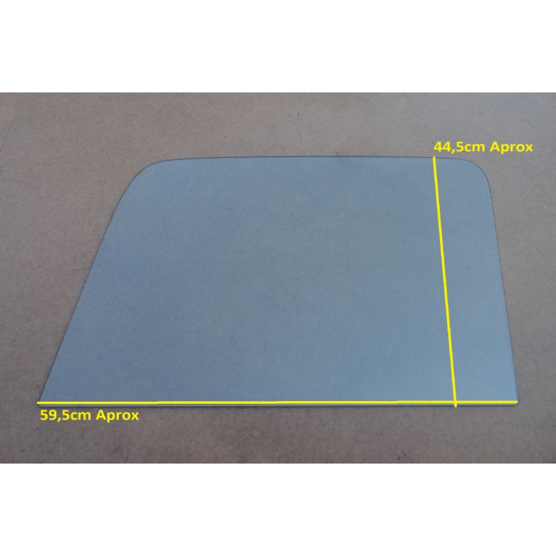 Vidro Porta F-100 F-350 F-600 1962 a 1971 Verde Inteiriço - Par