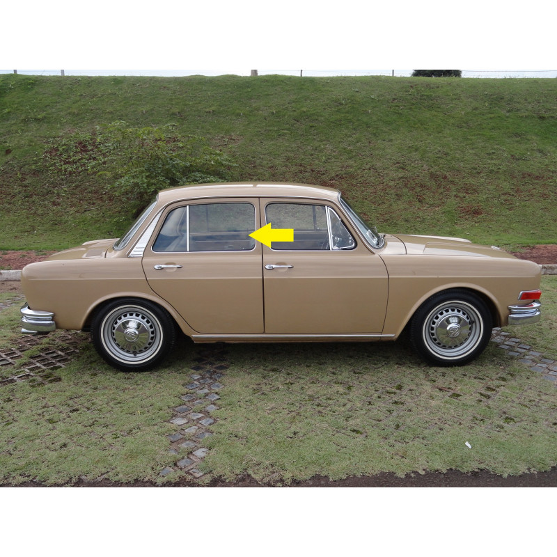 Vidro Porta Traseira Verde VW 1600 Zé Do Caixão Novo