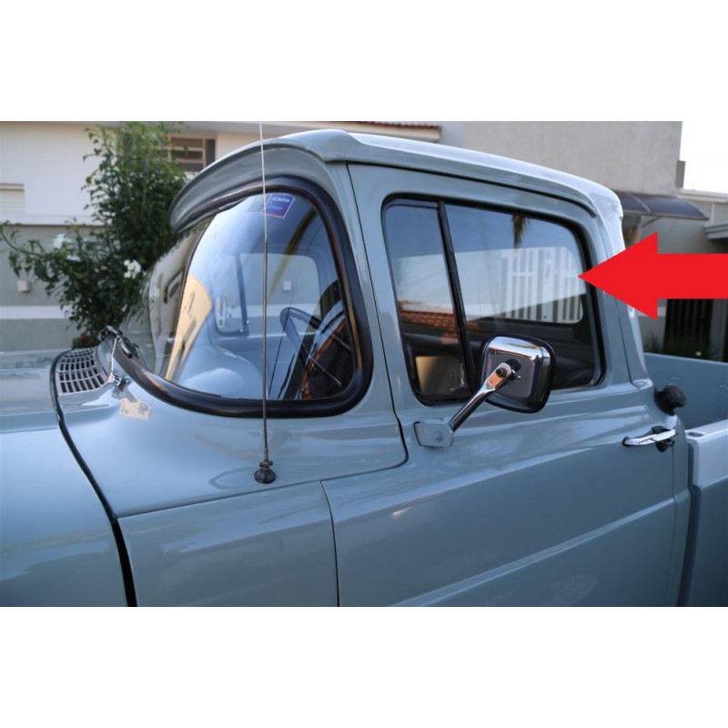 Vidro Porta F-100 62 À 71 Novo Verde