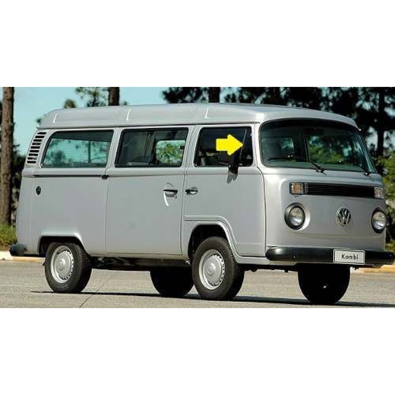 Vidro Quebra Vento Direito Kombi Clipper 76 em Diante Incolor Blindex