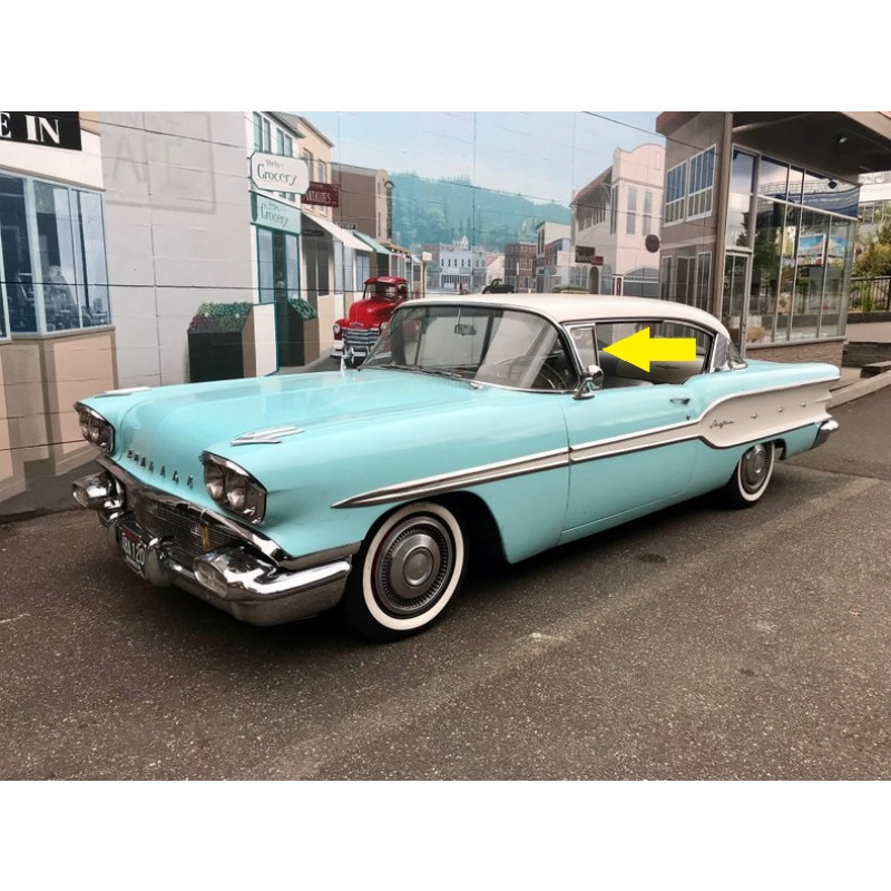 Vidro Quebra Vento Bel Air Pontiac Hardtop 1958 2 4 Portas Incolor Novo
