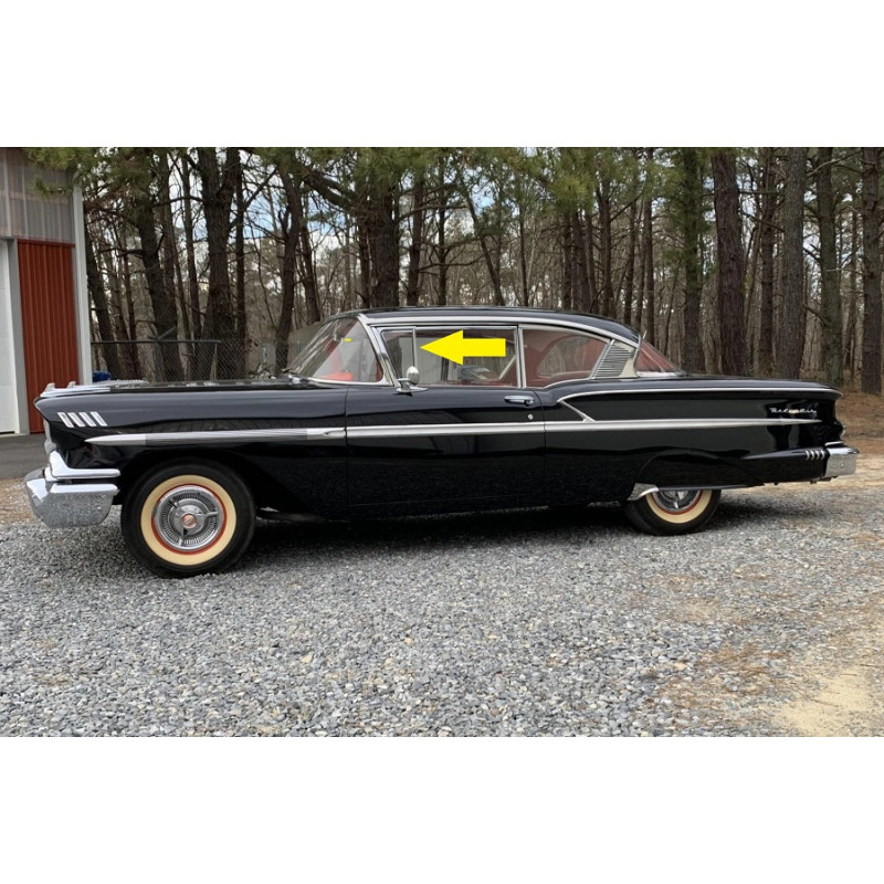 Vidro Quebra Vento Bel Air Pontiac Hardtop 1958 2 4 Portas Incolor Novo