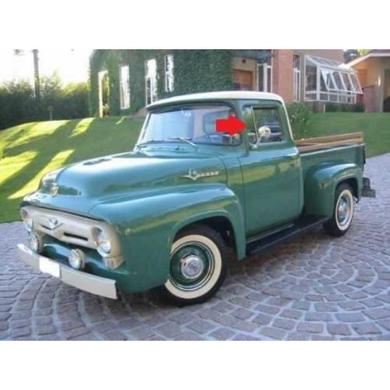 Vidro Quebra Vento F-100 59 à 62 Verde