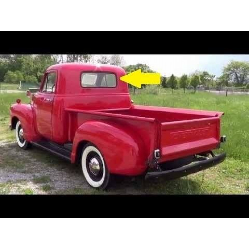 Vidro Vigia Traseiro Chevrolet Boca de Sapo Bagre 1947 a 1955 Verde