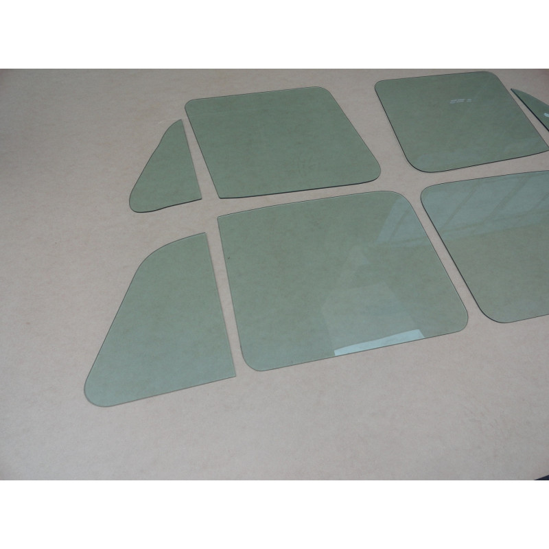 Vidro Quebra Vento Porta Vw 1600 Zé Caixão Verde Novo - Jogo