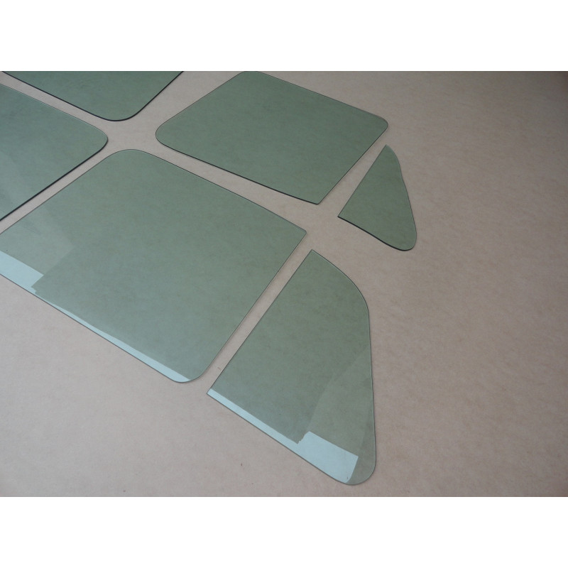 Vidro Quebra Vento Porta Vw 1600 Zé Caixão Verde Novo - Jogo