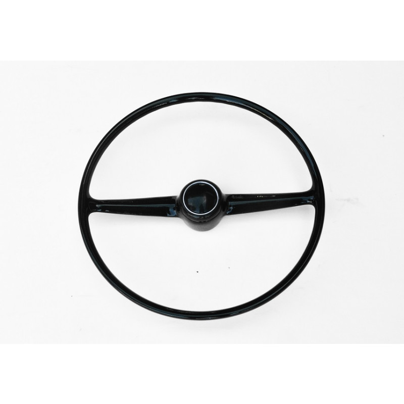 Volante Kombi 73 à 75 Corujinha Preto Original Restaurado Com Botão 