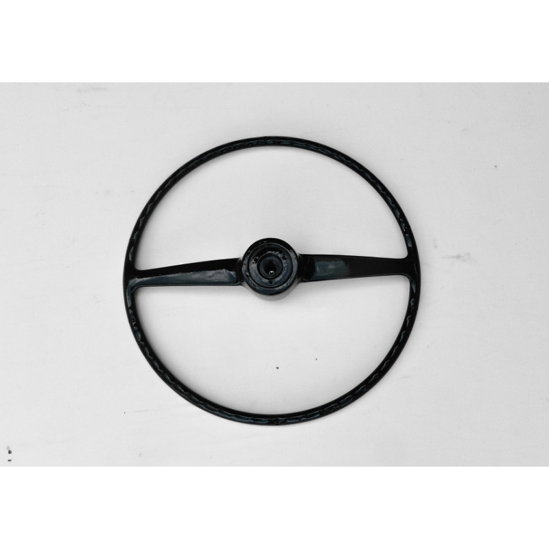 Volante Kombi 73 à 75 Corujinha Preto Original Restaurado Com Botão 