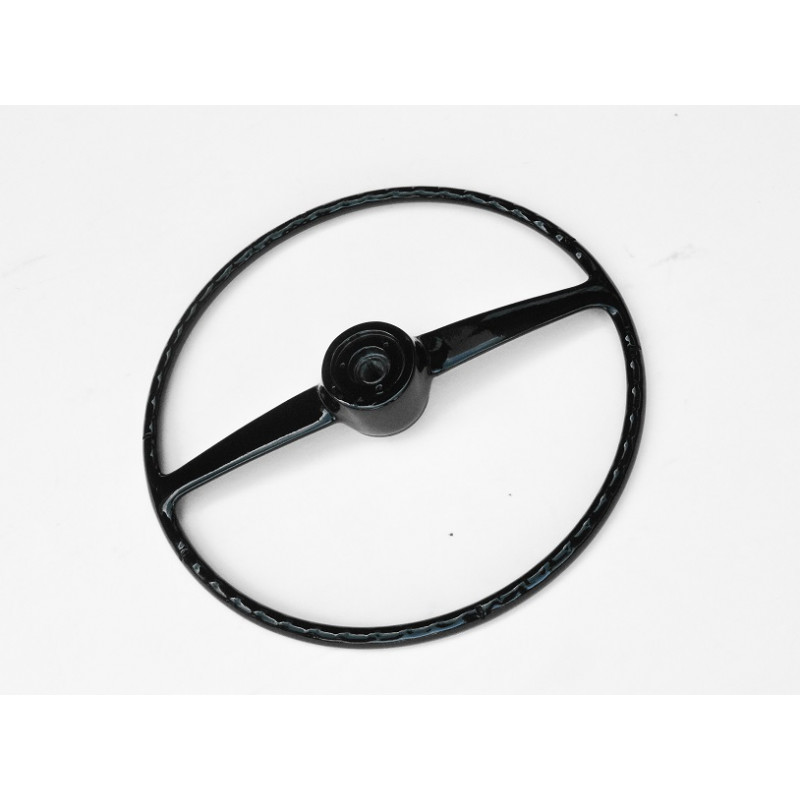 Volante Kombi 73 à 75 Corujinha Preto Original Restaurado Com Botão 