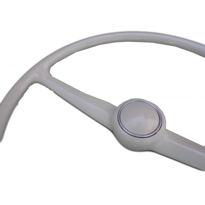 Volante Creme Kombi Corujinha 57 à 72 Original Restaurado Com Botão