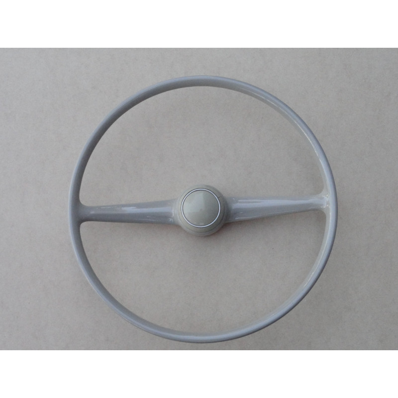 Volante Kombi Antiga Corujinha 73 à 75 Bege com Botão Original Restaurado