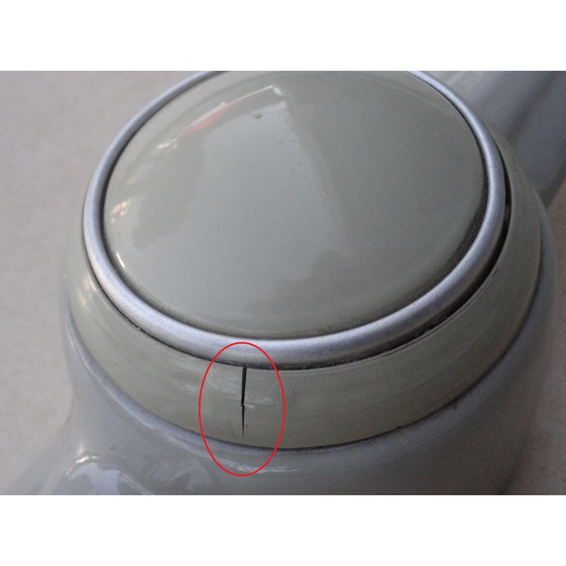 Volante Kombi Antiga Corujinha 73 à 75 Bege com Botão Original Restaurado