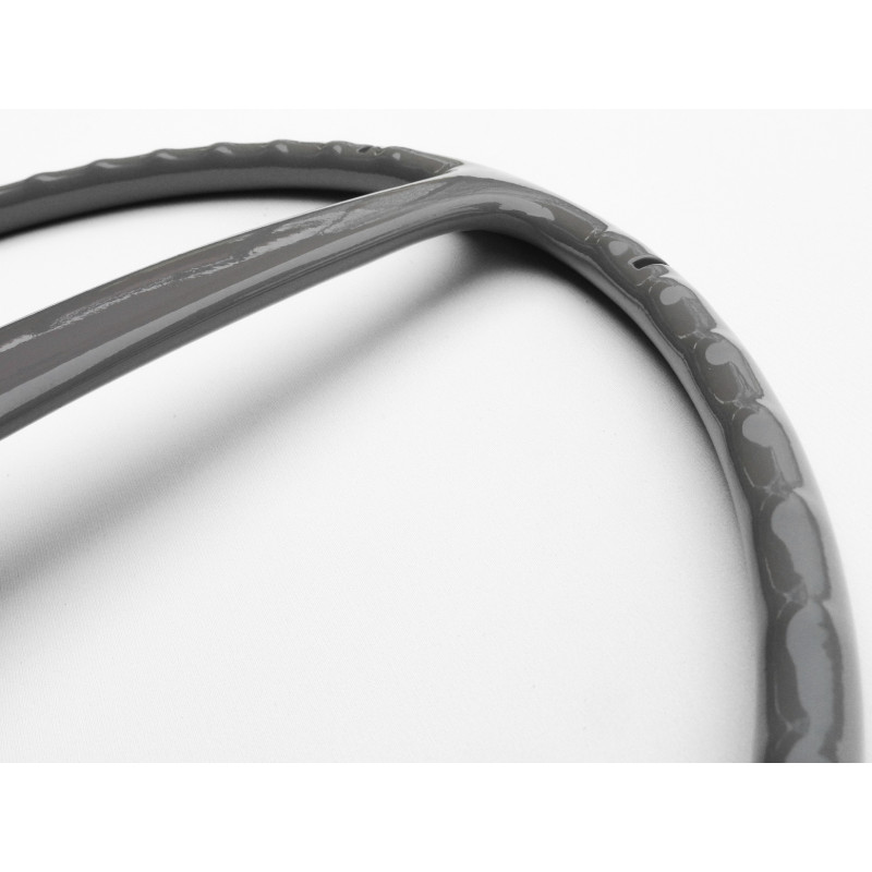 Volante Cinza Kombi Antiga Corujinha até 72 com Botão Original Restaurado