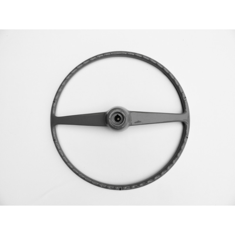 Volante Cinza Kombi Antiga Corujinha até 72 com Botão Original Restaurado